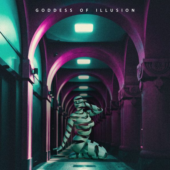 front view goddess of illusion cover art