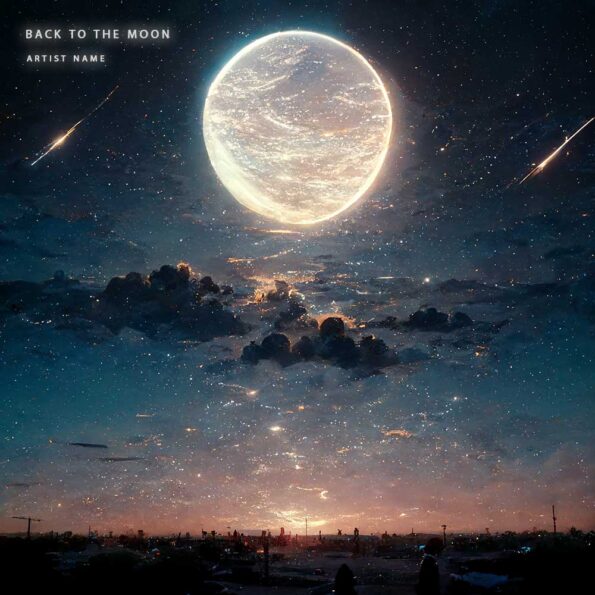 Back to the moon cover art