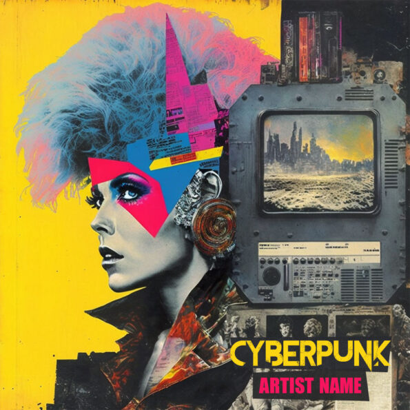 cyberpunk album cover art